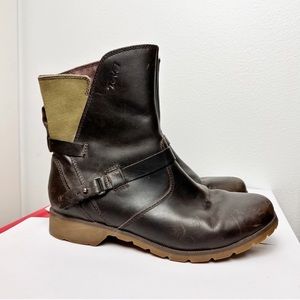 Teva | De La Vina Leather/Canvas Boot | size 9